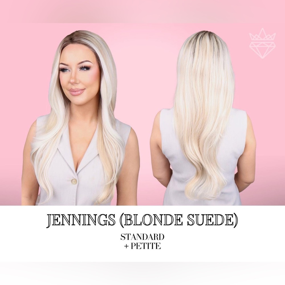 Chelsey Smith Crowns Jennings Blonde Suede Wig